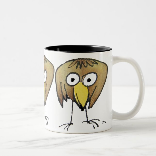 Große Birdie-Tasse Zweifarbige Tasse (Rechts)