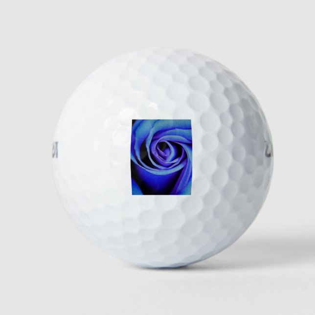 Große blaue Rose Golfball (Vorderseite)