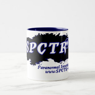 Große, blaue SPCTR Tasse