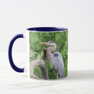 Große Blaureiher Tasse