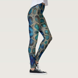Große Blautöne Leggings