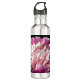 Große Blume aus rosafarbenem Pinien am Frühlingsta Edelstahlflasche
