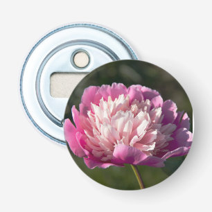 Große Blume aus rosafarbenem Pinien am Frühlingsta Flaschenöffner