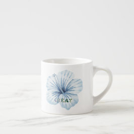 Große Blume Espressotasse
