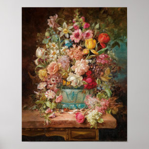 Große Blume von Hans Zatzka - Poster
