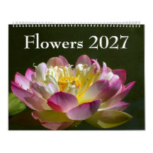 Große Blumen 2027 Kalender