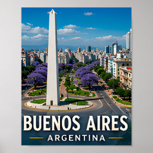 Große Boulevards und argentinische Eleganz in Buen Poster