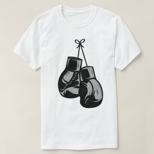 große Boxhandschuhe T-Shirt (Design vorne)