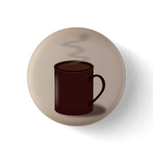 Große braune Tasse heiße Schokolade, modern