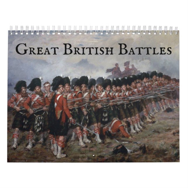 Große britische Schlachten Kalender (Titelbild)