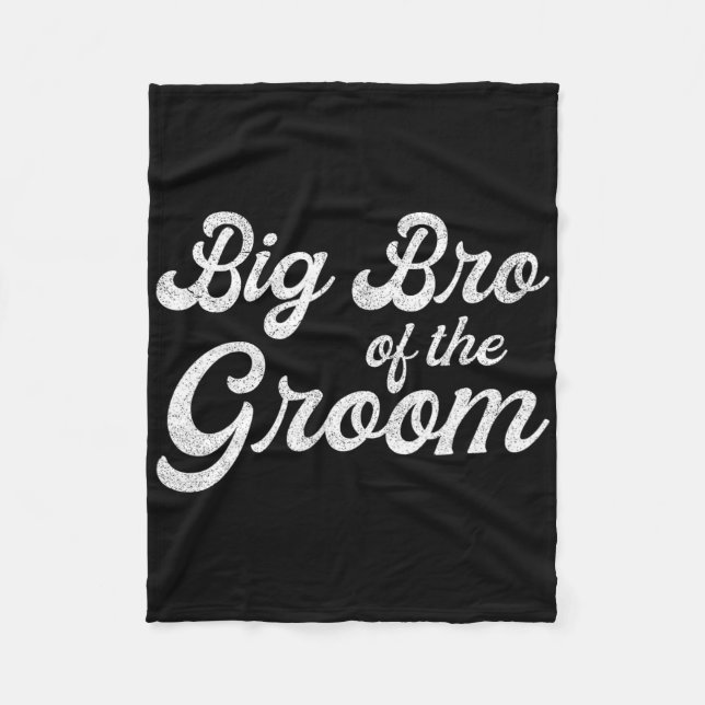 Große Brüder der Groom Shirts für Männer Jungen1 Fleecedecke (Vorderseite)