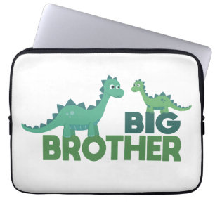 Große Bruder Dinosaurier Cartoon Jungs r Laptopschutzhülle