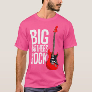 Große Brüder rocken Rockgitarre älterer Bruder T-Shirt