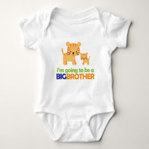 Große Bruder Tiger T - Shirt Schwangerschaft Ankün