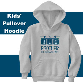 Große Bruderinitiativen est. Monatsblauer Hoodie