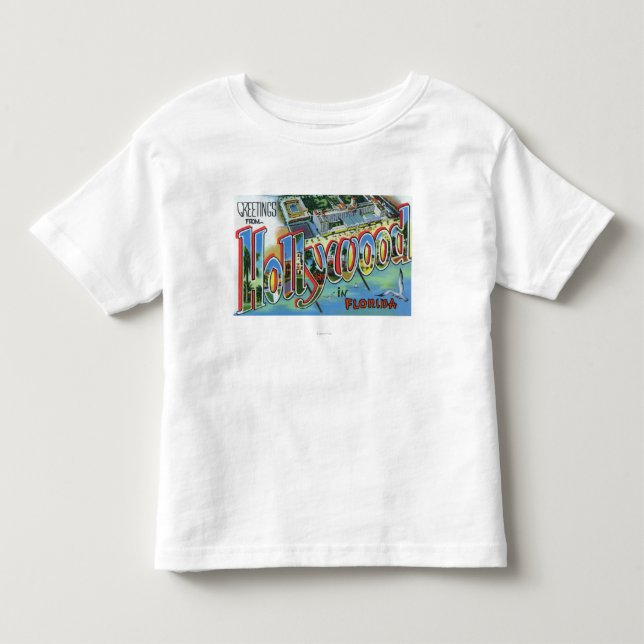 Große Buchstabe-Szenen, Grüße von 3 Kleinkind T-shirt (Vorderseite)