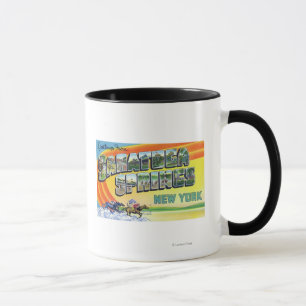 Große Buchstabe-Szenen - Grüße von Tasse