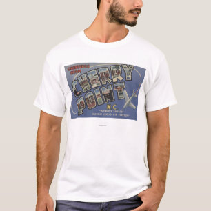 Große Buchstabe-Szenen - Kirschpunkt, NC T-Shirt