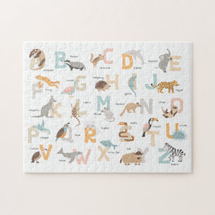 Große Buchstaben Tieralphabeten Kinder
