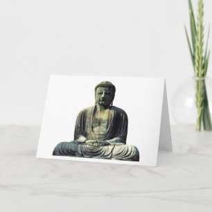 Große Buddha-Grußkarte Karte