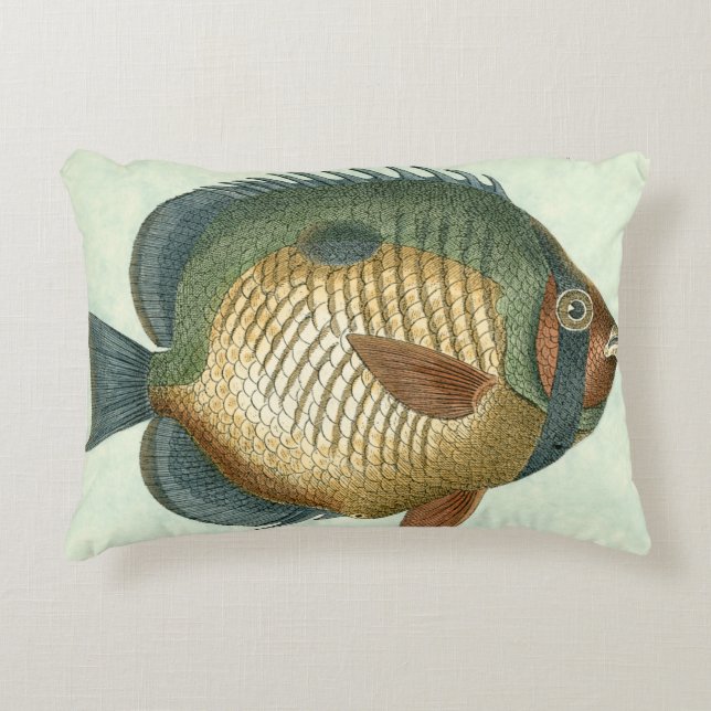 Große bunte Fische Zierkissen (Vorderseite)