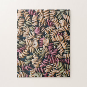 Grosse bunte Fusilli Pasta