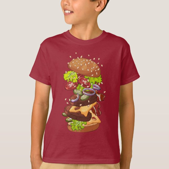 Große Burger-Name-Shirts u. -jacken T-Shirt (Vorderseite)