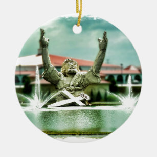 Große Butterjesus-Landung Jesus Keramik Ornament