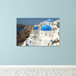 Große Canvas Print - Santorini Griechenland Leinwanddruck