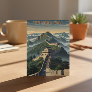 große China Postkarte