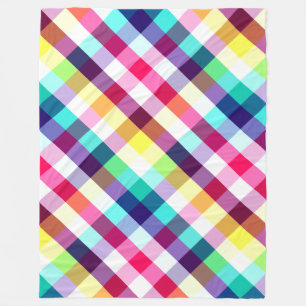Grosse couverture en polaire avec Motif à arc-en-c