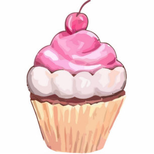 Grosse Cupcake Magnete - Süßigkeiten - Kühlschrank Fotoskulptur Magnet