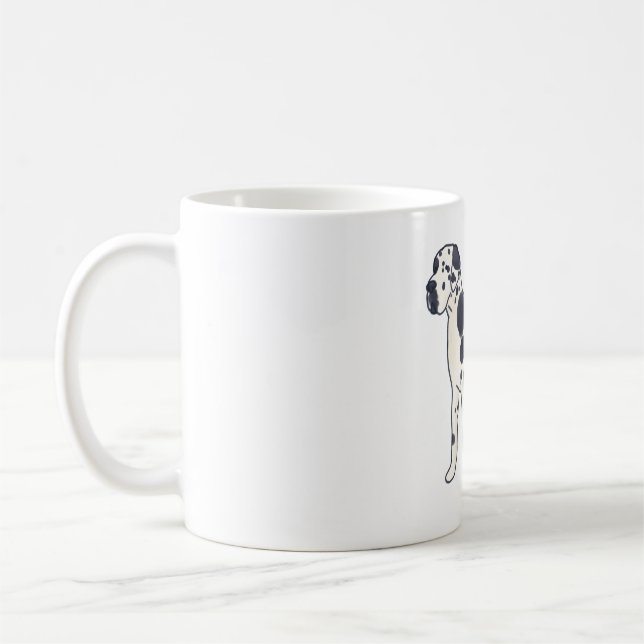 Große dane Magie Kaffeetasse (Links)