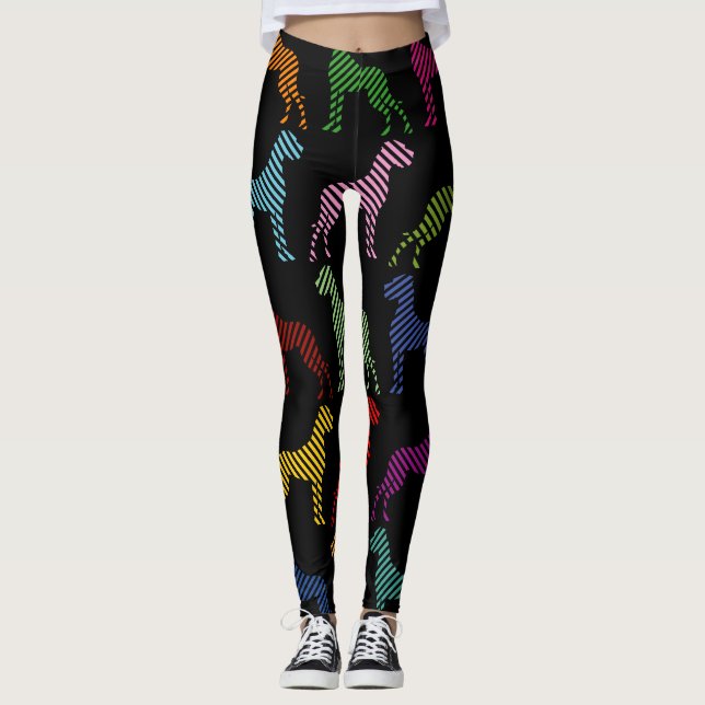 Große Dänen Leggings (Vorderseite)
