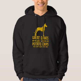 Große Dänen sind wie Kartoffelchips, die man nicht Hoodie