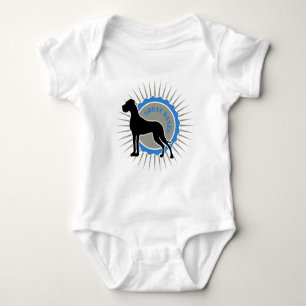 Große Dänen - Stern, Dane Baby Strampler