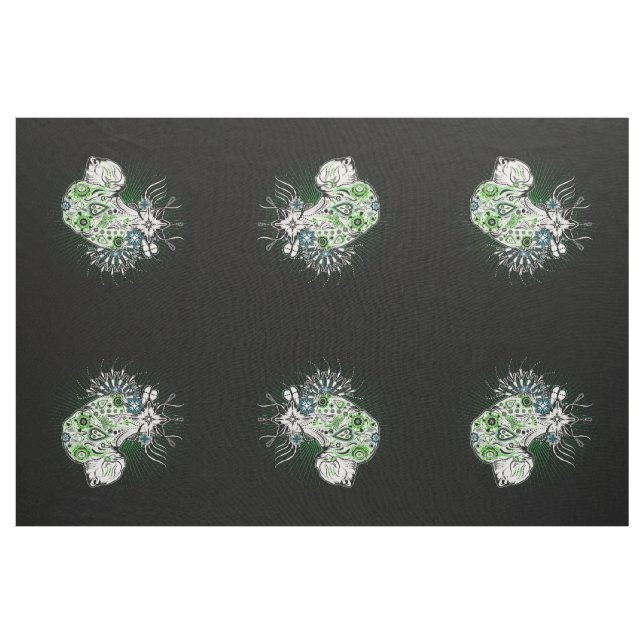 Große Dänen überall Stoff (Yard (91,4 cm))