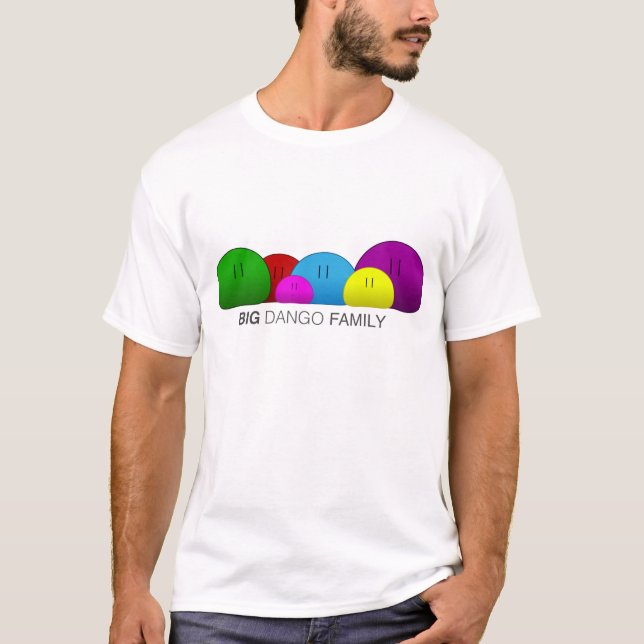 Große Dango Familie T-Shirt (Vorderseite)