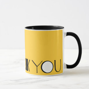 Große Dankeschön an die schwarze Tasse