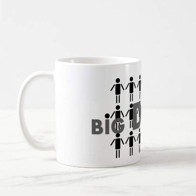 Große Daten mit einer großen Crew Kaffeetasse (Links)