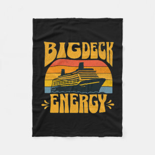 Große Deck Energie Lustiges Kreuzfahrtschiff Reise Fleecedecke