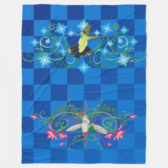 Große Decke der Summenvogel-Fleece (Vorderseite)
