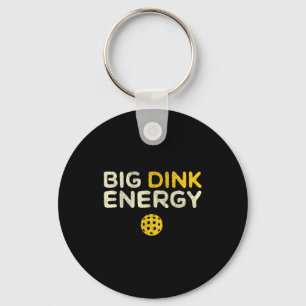 Große Dink-Energie-Pickleball lustiger Dinking-Pic Schlüsselanhänger