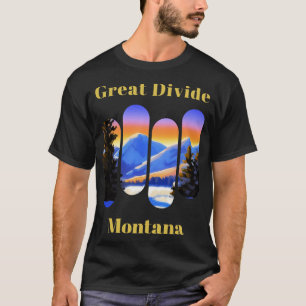 Große Divide Ski Montana T-Shirt