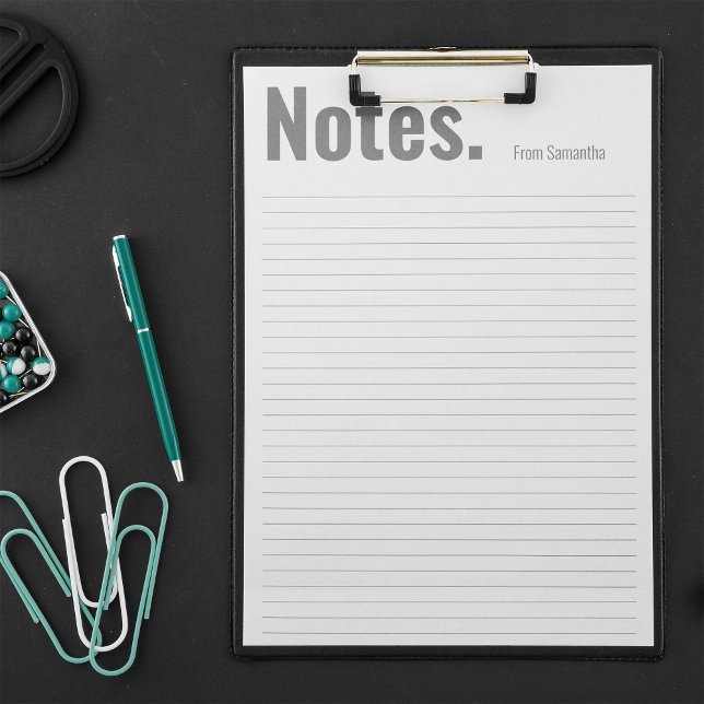 Große dramatische Personalisierte Notizen Notizblock (Von Creator hochgeladen)