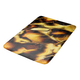 Große Dünen in gebranntem goldfarbenem oder gelbor Badematte