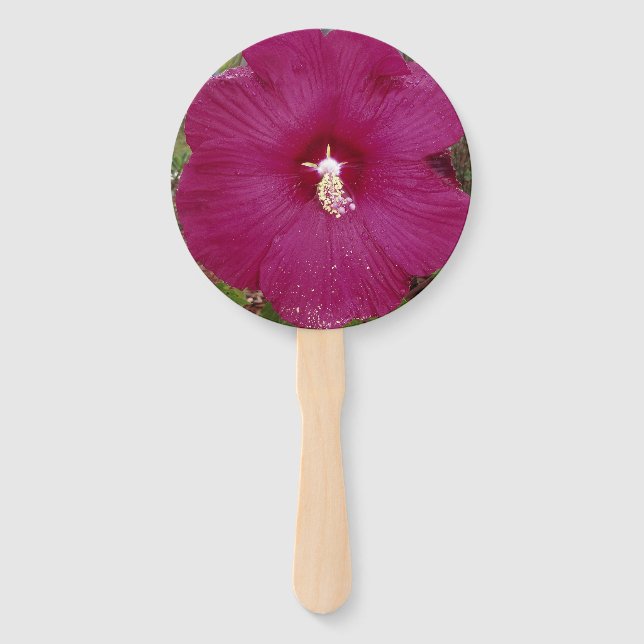 große dunkelrote Hibiskus-Blume Fächer (Vorderseite)