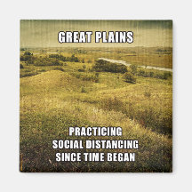 Große Ebenen soziale Distanz