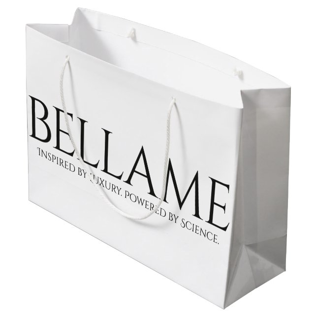 Große Einzelhandel/Geschenk Bellame Tasche Große Geschenktüte (Rückseite Schrägansicht)
