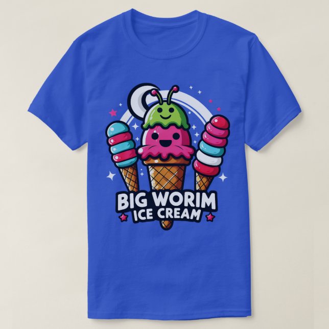 Große Eiscreme T-Shirt (Design vorne)